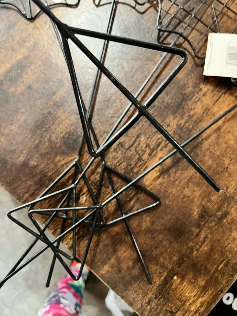Black Metal Spider & Bat Halloween Yard Stakes - Party Decor set of 5